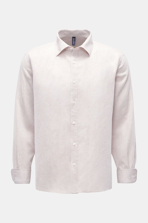 04651 / A trip in a bag - Herren - Casual Hemd 'Summer Shirt' Kent-Kragen beige