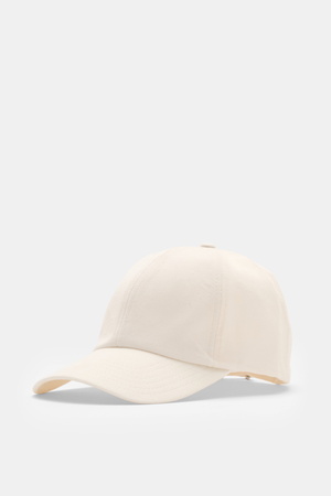 04651 / A trip in a bag - Herren - Cord Baseball-Cap creme