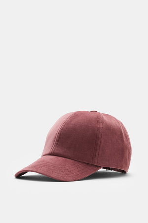 04651 / A trip in a bag - Herren - Cord Baseball-Cap mauve