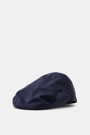 04651 / A trip in a bag - Herren - Cord Beret navy