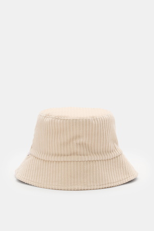 04651 / A trip in a bag - Herren - Cord Bucket Hat creme