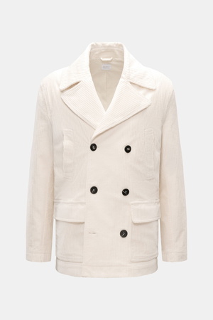 04651 / A trip in a bag - Herren - Cord-Cabanjacke creme