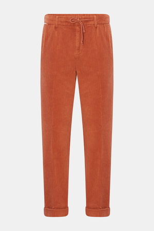 04651 / A trip in a bag - Herren - Cord-Jogpants orange