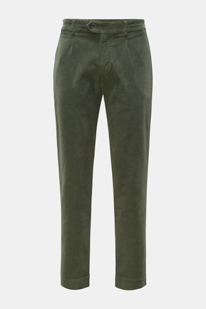 04651 / A trip in a bag - Herren - Cord-Jogpants 'Smart Pants Cord' grün