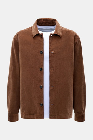 04651 / A trip in a bag - Herren - Cord-Overshirt braun