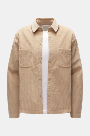 04651 / A trip in a bag - Herren - Cord-Wendeovershirt 'Reversible' beige