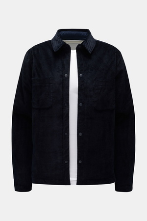 04651 / A trip in a bag - Herren - Cord-Wendeovershirt 'Reversible' navy