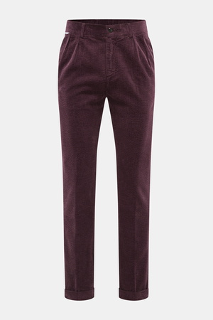 04651 / A trip in a bag - Herren - Cordhose bordeaux