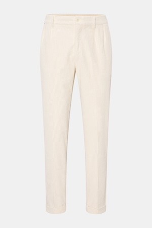 04651 / A trip in a bag - Herren - Cordhose creme