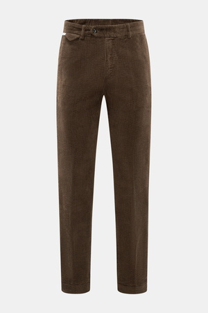 04651 / A trip in a bag - Herren - Cordhose dunkelbraun