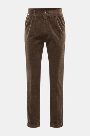 04651 / A trip in a bag - Herren - Cordhose dunkelbraun