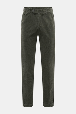 04651 / A trip in a bag - Herren - Cordhose dunkelgrün