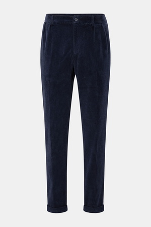04651 / A trip in a bag - Herren - Cordhose navy