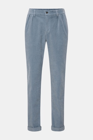 04651 / A trip in a bag - Herren - Cordhose rauchblau