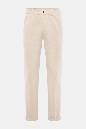 04651 / A trip in a bag - Herren - Cordhose sand