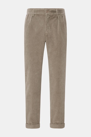 04651 / A trip in a bag - Herren - Cordhose taupe