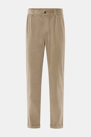 04651 / A trip in a bag - Herren - Cordhose taupe