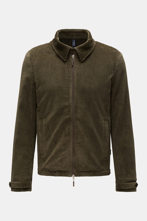04651 / A trip in a bag - Herren - Cordjacke 'Cord Blouson' oliv