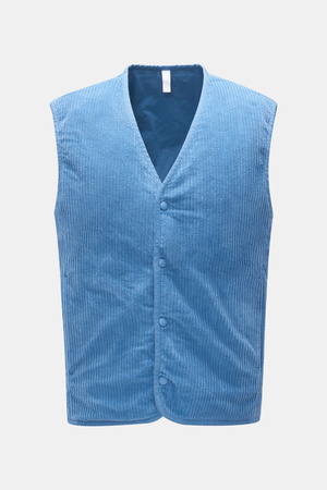 04651 / A trip in a bag - Herren - Cordweste 'Oyster' blau