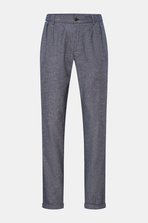04651 / A trip in a bag - Herren - Denim Chino 'Denim Pants' graublau
