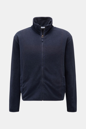 04651 / A trip in a bag - Herren - Fleece-Sweatjacke navy