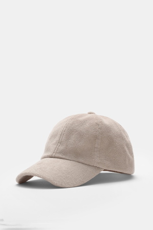 04651 / A trip in a bag - Herren - Frottee Baseball-Cap 'Terry' beige