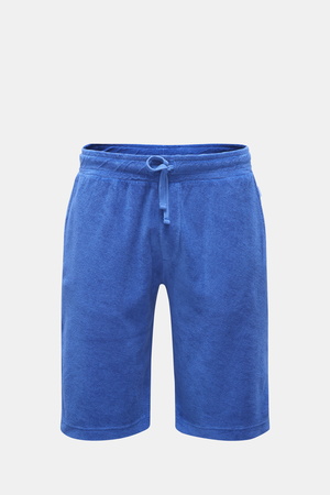 04651 / A trip in a bag - Herren - Frottee-Bermudas 'Oyster' blau