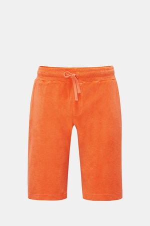 04651 / A trip in a bag - Herren - Frottee-Bermudas 'Oyster' orange