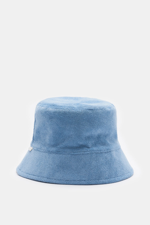 04651 / A trip in a bag - Herren - Frottee Bucket Hat 'Terry Hat' rauchblau