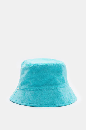 04651 / A trip in a bag - Herren - Frottee Bucket Hat 'Terry Hat' türkis