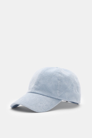 04651 / A trip in a bag - Herren - Frottee-Cap 'Oyster' hellblau