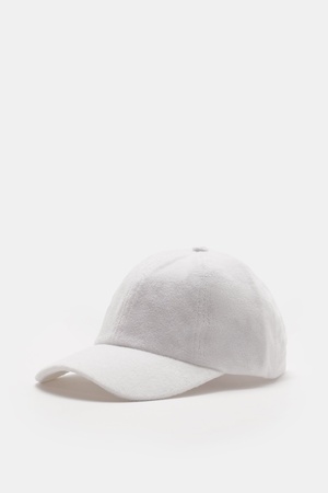 04651 / A trip in a bag - Herren - Frottee-Cap 'Oyster' weiß