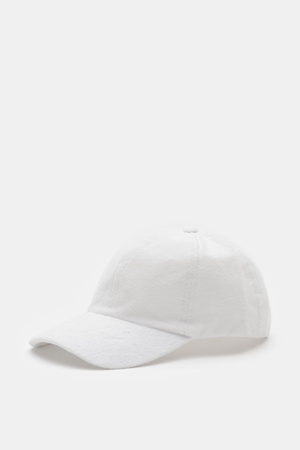 04651 / A trip in a bag - Herren - Frottee-Cap 'Terry Cap' weiß