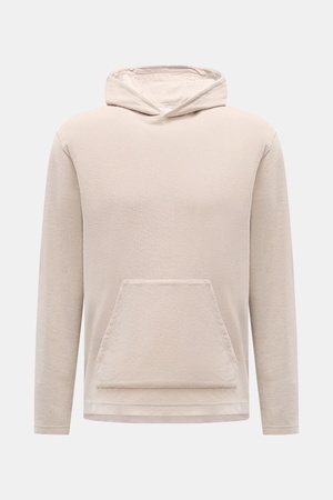 04651 / A trip in a bag - Herren - Frottee-Kapuzenpullover 'Terry' beige