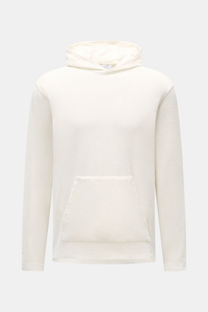 04651 / A trip in a bag - Herren - Frottee-Kapuzenpullover 'Terry' creme