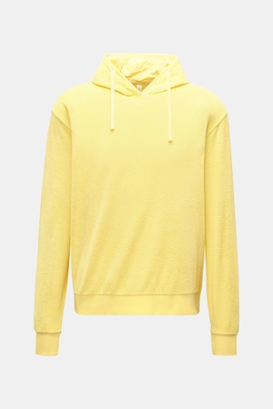 04651 / A trip in a bag - Herren - Frottee-Kapuzenpullover 'Terry Hoody' gelb