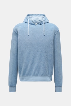 04651 / A trip in a bag - Herren - Frottee-Kapuzenpullover 'Terry Hoody' hellblau