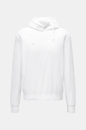 04651 / A trip in a bag - Herren - Frottee-Kapuzenpullover 'Terry Hoody' weiß