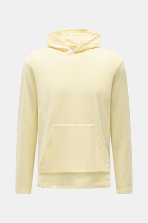 04651 / A trip in a bag - Herren - Frottee-Kapuzenpullover 'Terry' pastellgelb
