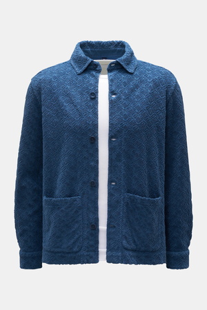 04651 / A trip in a bag - Herren - Frottee-Overshirt dunkelblau