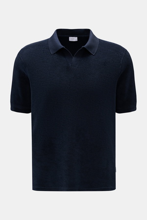 04651 / A trip in a bag - Herren - Frottee-Poloshirt 'Terry Johnny' navy