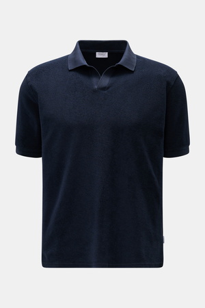 04651 / A trip in a bag - Herren - Frottee-Poloshirt 'Terry Johnny' navy