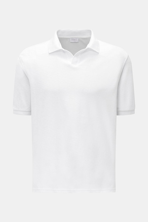 04651 / A trip in a bag - Herren - Frottee-Poloshirt 'Terry Johnny' weiß