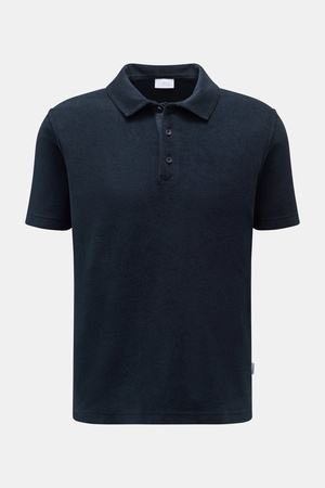 04651 / A trip in a bag - Herren - Frottee-Poloshirt 'Terry Polo' navy