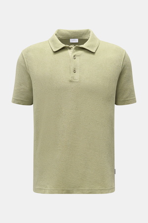 04651 / A trip in a bag - Herren - Frottee-Poloshirt 'Terry Polo' salbei