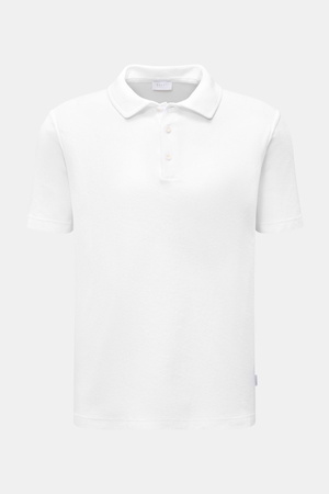 04651 / A trip in a bag - Herren - Frottee-Poloshirt 'Terry Polo' weiß
