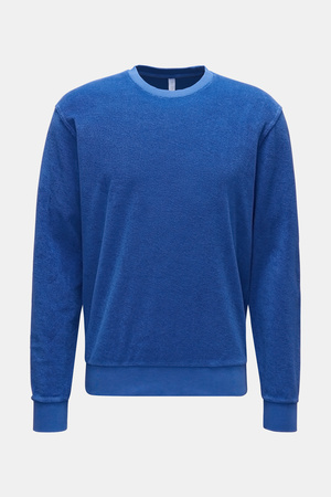 04651 / A trip in a bag - Herren - Frottee Rundhals-Sweatshirt blau