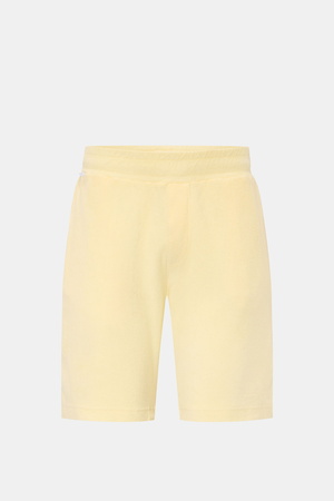 04651 / A trip in a bag - Herren - Frottee-Shorts 'Terry' pastellgelb