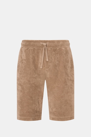 04651 / A trip in a bag - Herren - Frottee-Shorts 'Terry' taupe