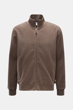 04651 / A trip in a bag - Herren - Frottee-Sweatjacke 'PF Bomber' taupe